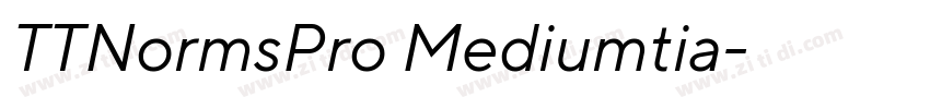TTNormsPro Mediumtia字体转换